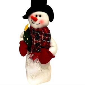 SNOWMAN WINE BOTTLE SLEEVE